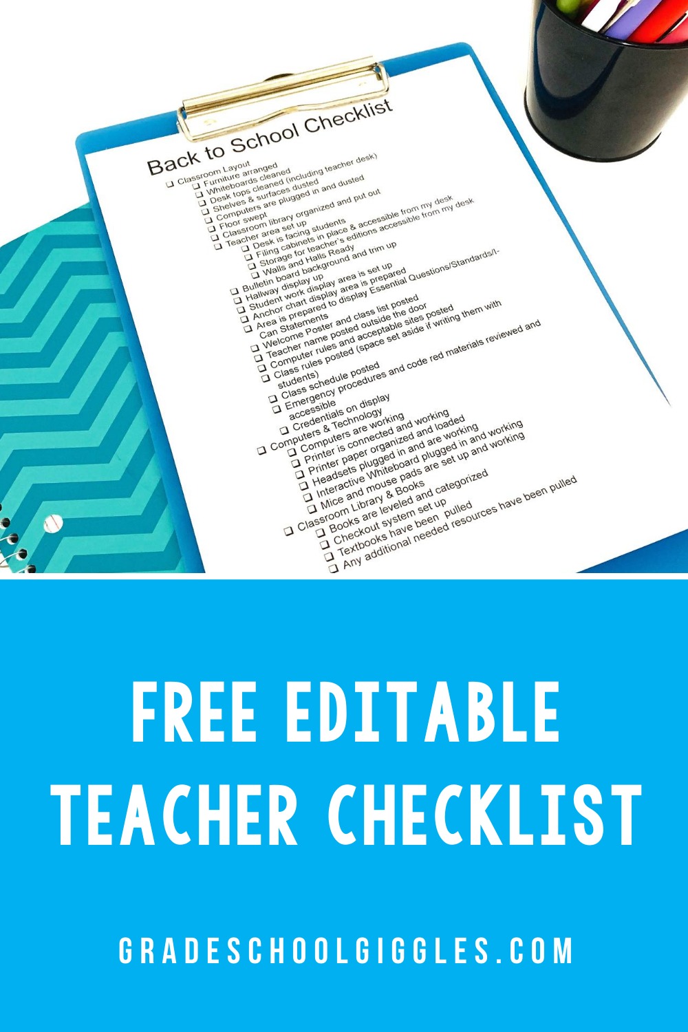 Setting Up Your Classroom: A Checklist For Classroom Prep - Grade ...