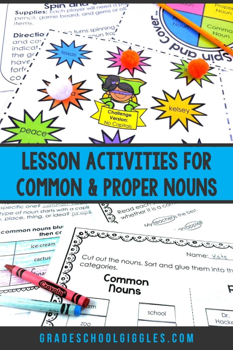 common and proper noun video for kids