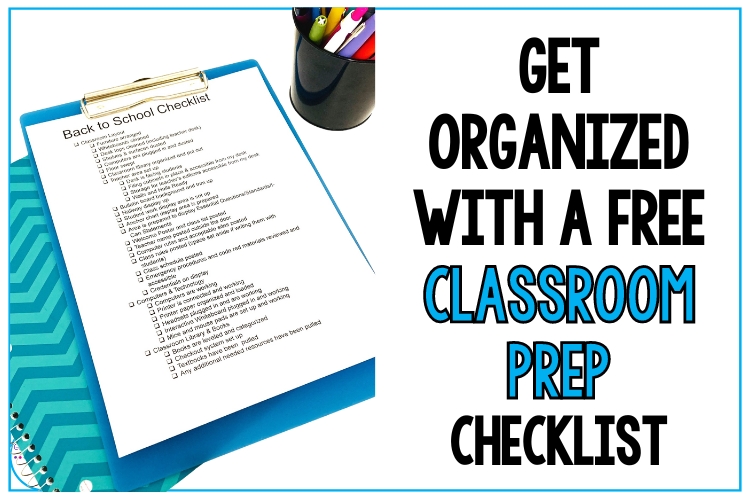 Classroom Prep Checklist