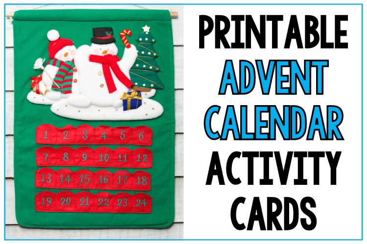 Free Printable Advent Calendar Activity Cards For Kids