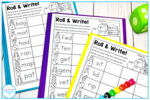 3 Ways To Use Roll And Write Games In Your Classroom - Grade School Giggles