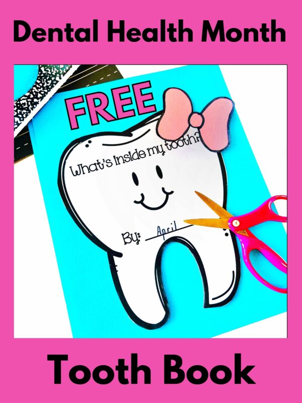 Free Tooth Book For Dental Health Month