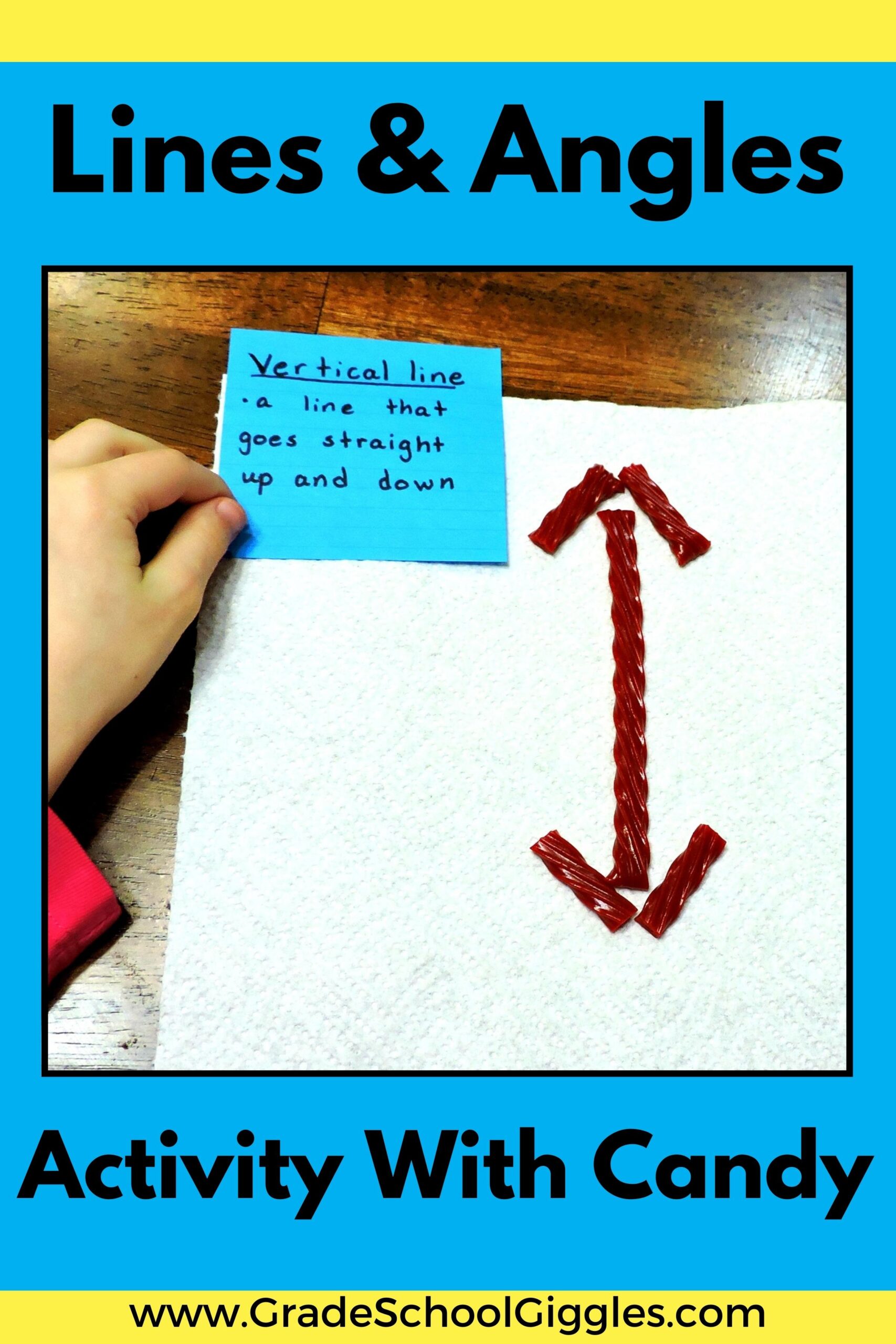 Lines and Angles - A Hands on Lesson Idea - Grade School Giggles