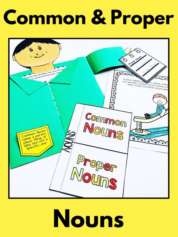 Common and Proper Noun Lesson Ideas for Kids