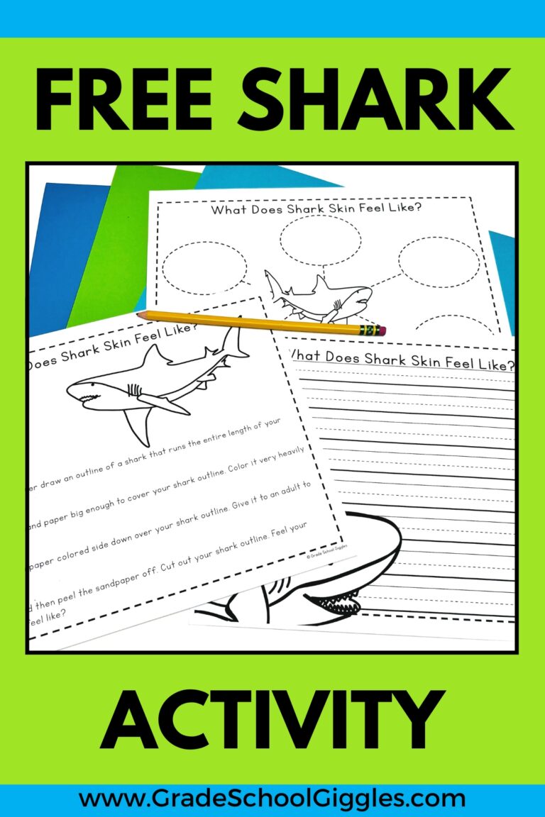 Free Shark Writing Craft Activity For Kids