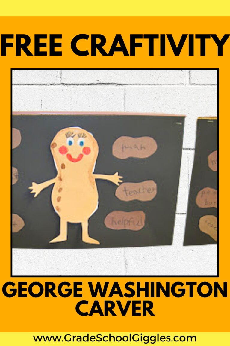 Free George Washington Carver Writing And Craft Activity