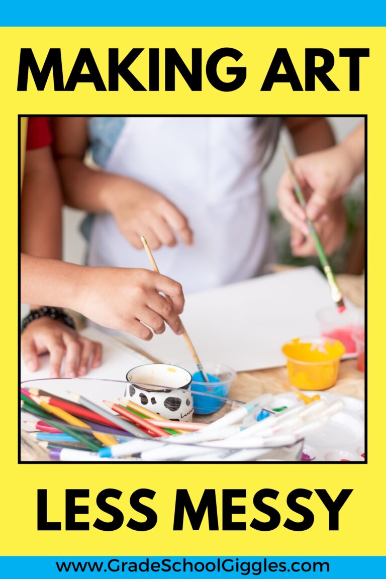 Tips For Making Art Projects With Kids Less Messy